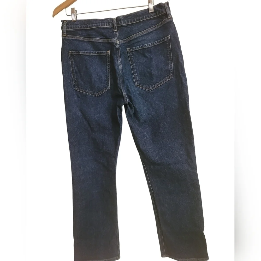 Agolde Men's Medium Wash Straight Leg Button Fly Jeans Size 30 29 length